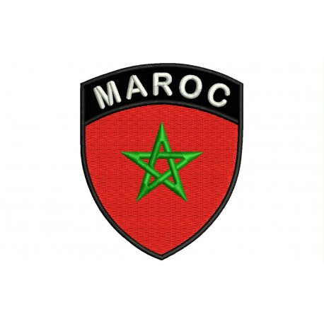 Parche Bordado Escudo MARRUECOS