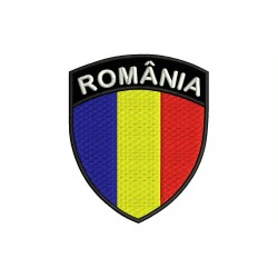 ROMANIA SHIELD Embroidered Patch