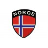 NORWAY SHIELD Embroidered Patch