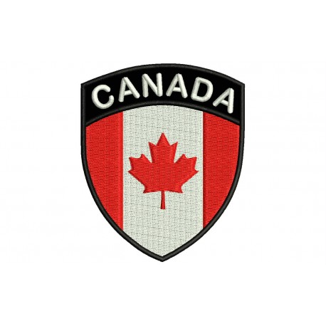CANADA SHIELD Embroidered Patch