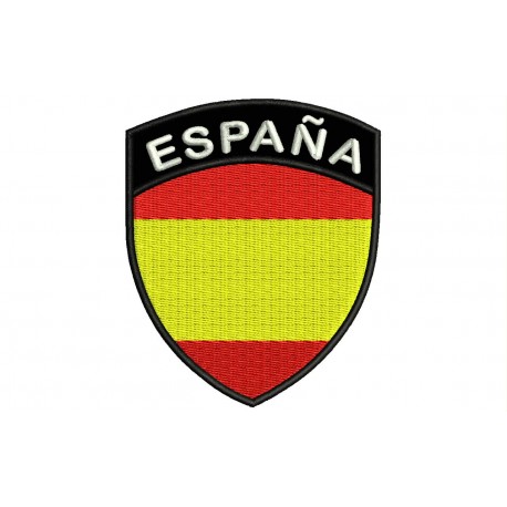 SPAIN SHIELD Embroidered Patch