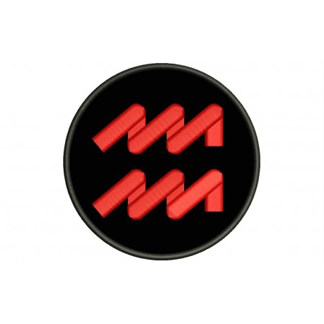 AQUARIUS SIGN (Zodiac) Embroidered Patch