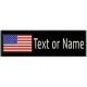 FLAG with TEXTS Custom Embroidered Patch