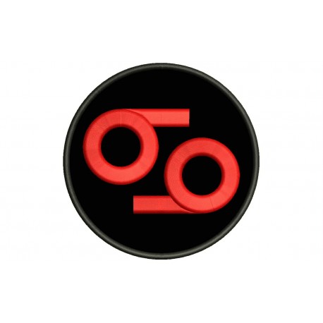 CANCER SIGN (Zodiac) Embroidered Patch