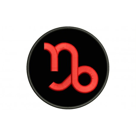 CAPRICORN SIGN (Zodiac) Embroidered Patch