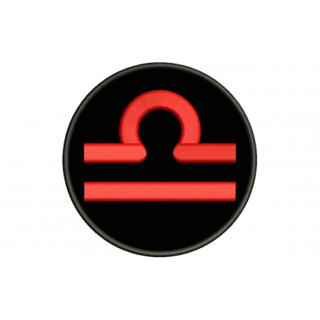 LIBRA SIGN (Zodiac) Embroidered Patch