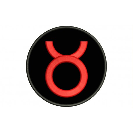 TAURUS SIGN (Zodiac) Embroidered Patch