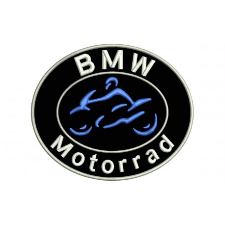 BMW MOTORRAD Embroidered Patch (Oval Design)