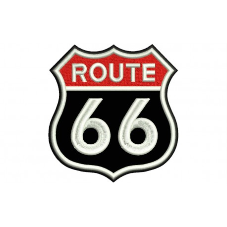 ROUTE 66 (Classic) Embroidered Patch