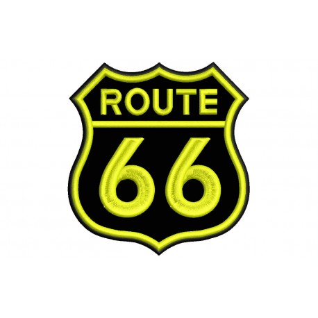 ROUTE 66 (Color) Embroidered Patch