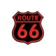 Parche Bordado ROUTE 66 (Bordado ROJO)