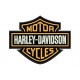 HARLEY DAVIDSON Motor Cycles (Bordado Naranja)