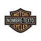 Parche Bordado HARLEY DAVIDSON Motor Cycles (Personalizable)
