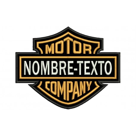 Parche Bordado HARLEY DAVIDSON Motor Company (Personalizable)