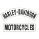 HARLEY DAVIDSON MOTORCYCLES Embroidered Patches (Set 2 pcs.)