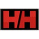 Parche Bordado HELLY HANSEN (Bordado ROJO / Fondo NEGRO)