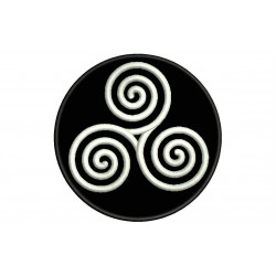 TRISKEL Embroidered Patch (Artwork 1)