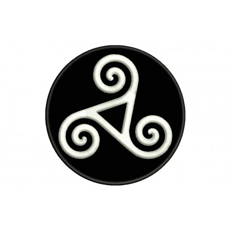 TRISKEL Embroidered Patch (Artwork 2)