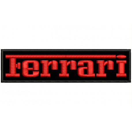 FERRARI (Letters) Embroidered Patch