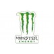 MONSTER ENERGY Embroidered Patch (WHITE Background)