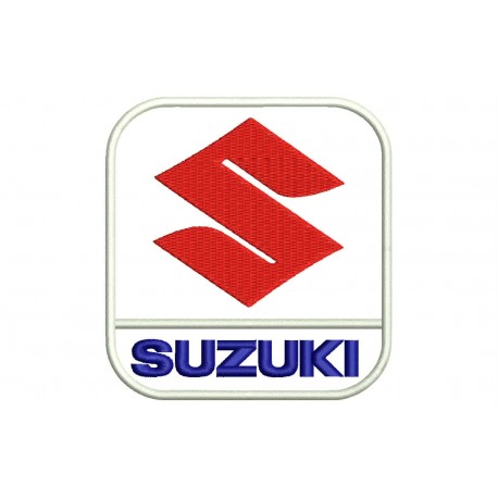 SUZUKI (Vertical Logo) Embroidered Patch
