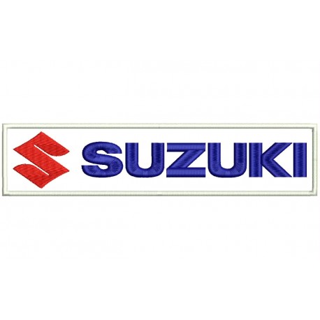 Parche Bordado SUZUKI (Logo Horizontal)