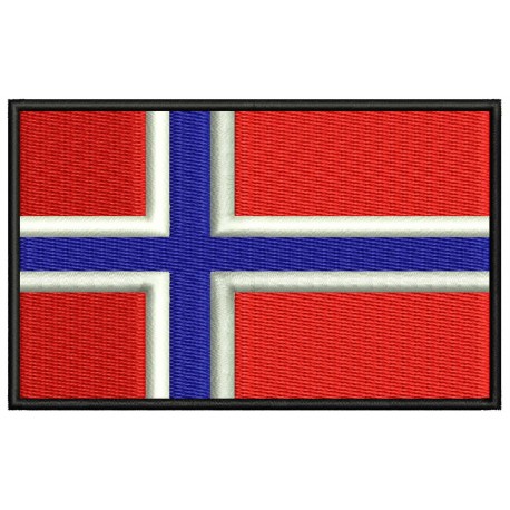 Parche Bordado Bandera NORUEGA