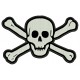 PIRATE SKULL AND CROSSBONES Embroidered Patch
