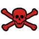 PIRATE SKULL AND CROSSBONES Embroidered Patch