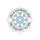 SKI & SNOWBOARD Custom Embroidered Patch