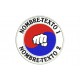 Parche Bordado KARATE (Fondo BLANCO)