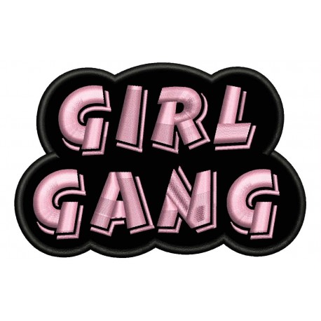 GIRL GANG Embroidered Patch