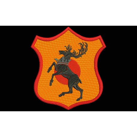 BARATHEON Shield Embroidered Patch