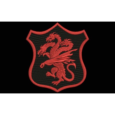 TARGARIEN Shield Embroidered Patch