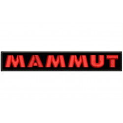 MAMMUT (Letters) Embroidered Patch