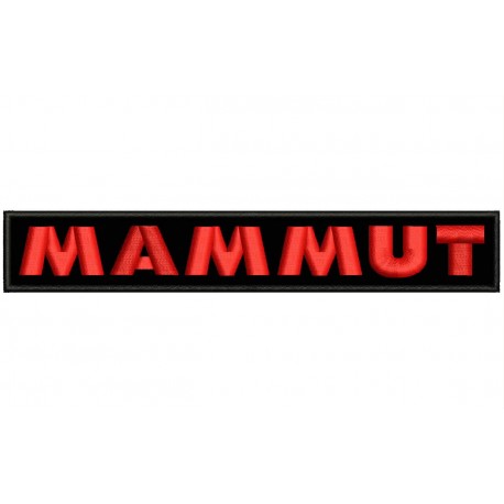 MAMMUT (Letters) Embroidered Patch