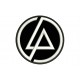 Parche Bordado LINKIN PARK (Bordado BLANCO / Fondo NEGRO)