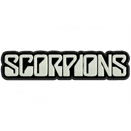 MAREL Patch Logo Rock Band Scorpions Broderie Embroidery 11 x 8 cm Réplique 