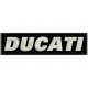 DUCATI LETTERS Embroidered Patch