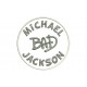 MICHAEL JACKSON (Bad) Embroidered Patch