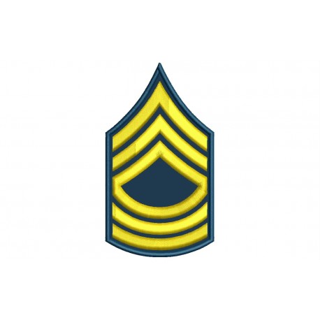 Parche Bordado RANGO SARGENTO MAESTRO (US ARMY)