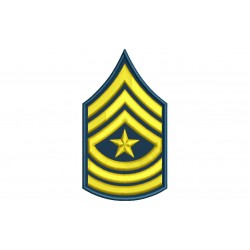 Parche Bordado RANGO SARGENTO MAYOR (US ARMY)