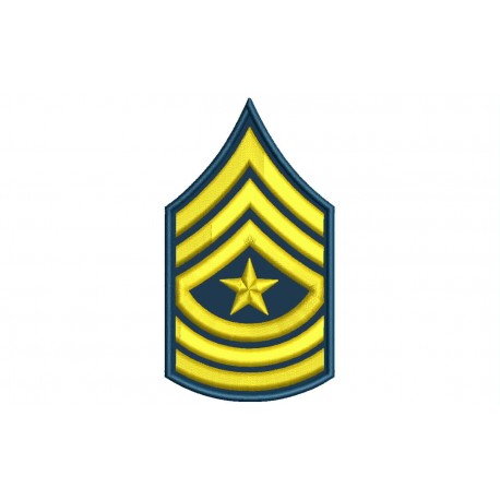 US ARMY MAJOR SERGEANT Embroidered Patch
