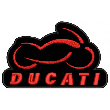 Ducati Mechanical Patch Embroidered Fusible cm 8,5 x 5 