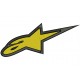 Parche Bordado ALPINESTARS (Color ORO)