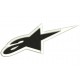Parche Bordado ALPINESTARS (Color NEGRO)