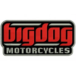 BIG DOG MOTORCYCLES Embroidered Patch