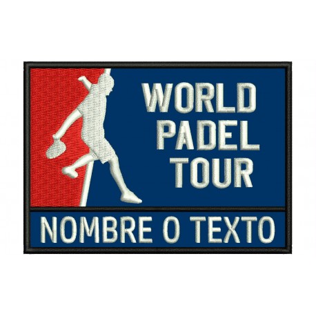 Parche Bordado WORLD PADEL TOUR (Personalizable)