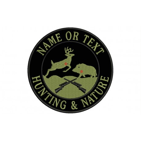 HUNTING & NATURE Custom Embroidered Patch