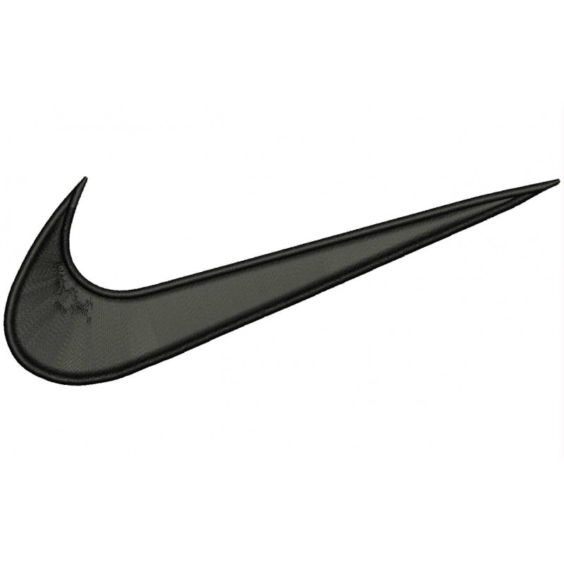 red nike logo tick / swoosh iron on or sew on patch
